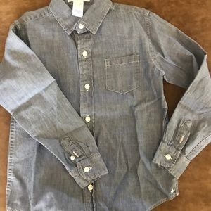 Boys Chambray Button Down